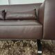 Flexus 3-seater sofa – ligne roset - full-grain brown leather