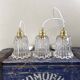 Lot de trois suspensions vintage
