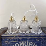 Lot de trois suspensions vintage