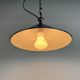 Industrial Blue Enamel Factory Pendant Lamp, 1950s
