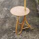 Lampe sur pied en osier