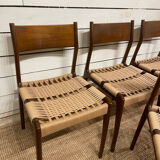 Series of 4 chairs Havana 1960