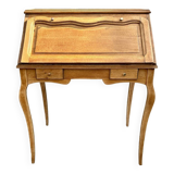 Raw wood donkey back secretary