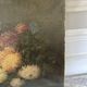Oil on canvas 19th century bouquet of flowers