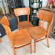 Set of 3 vintage Thonet bistro chairs