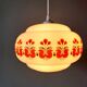 Suspension in opaline screen-printed 1970