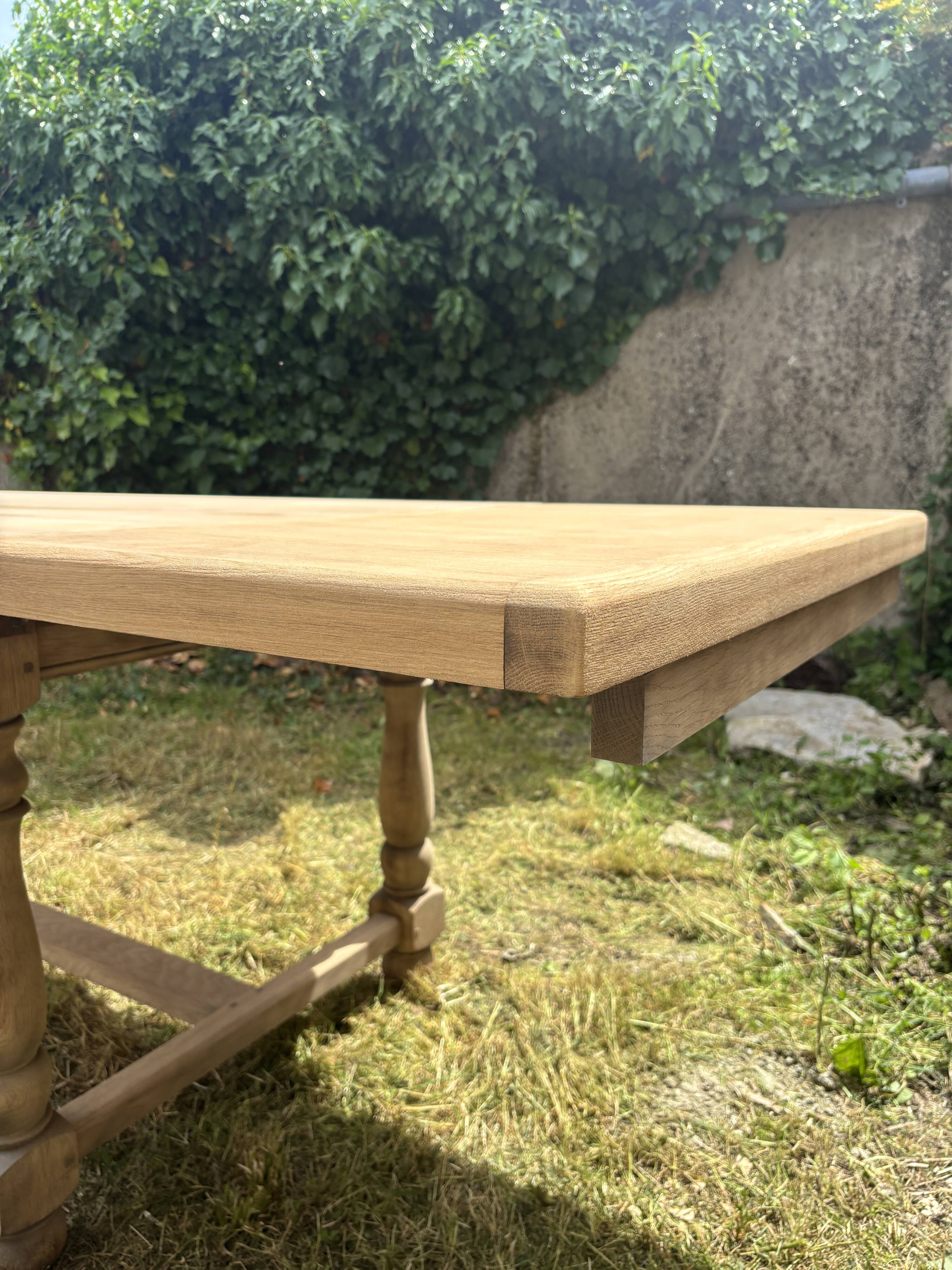 Table de ferme avec rallonges