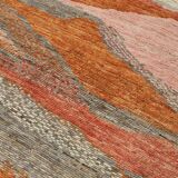 Handwoven Turkish Rustic 245 cm x 337 cm Multicolor Wool Carpet