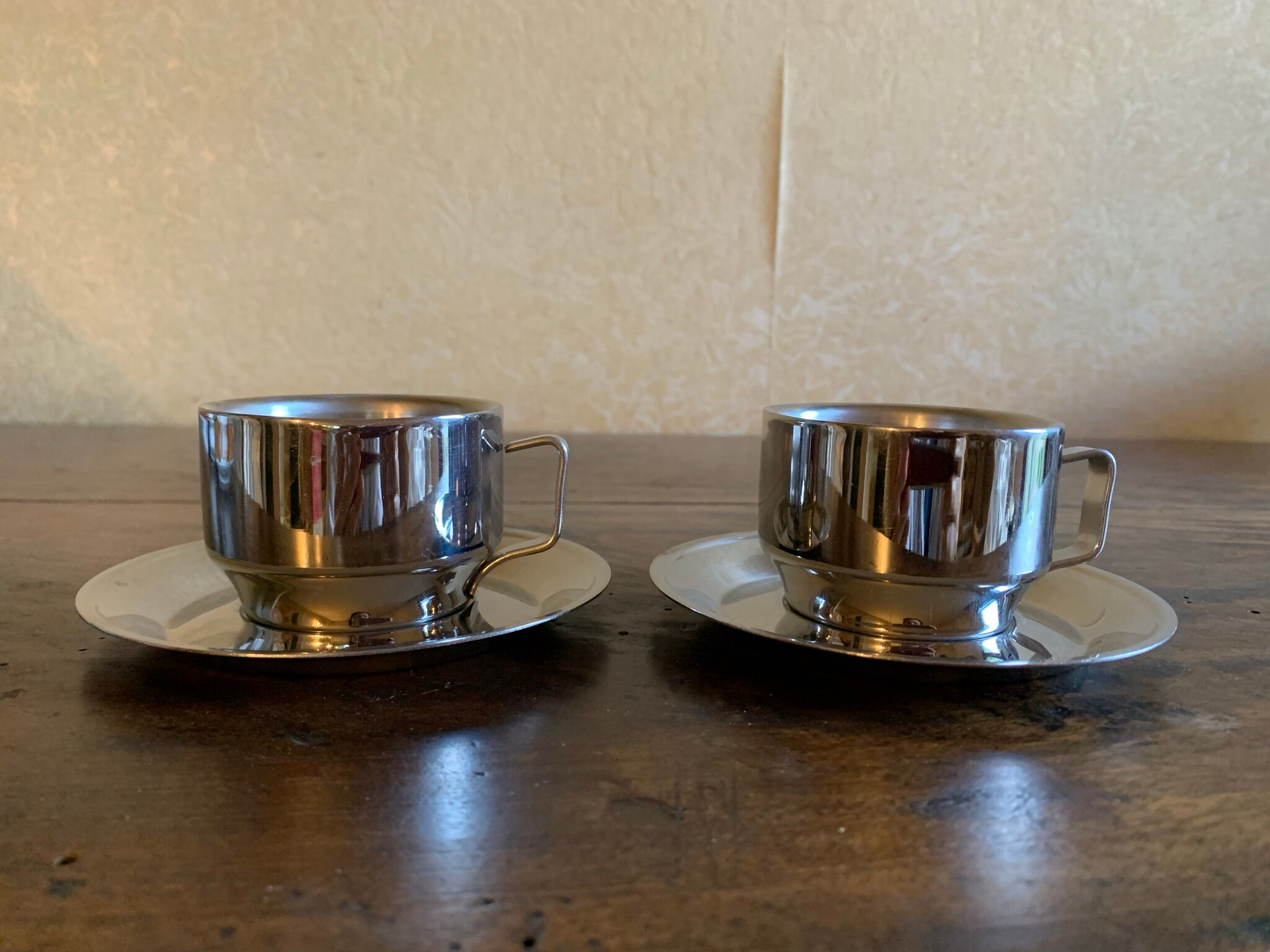 Stainless steel coffee cups
