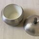 Vintage brushed aluminium ice bucket "Apple" (Made in Italy)