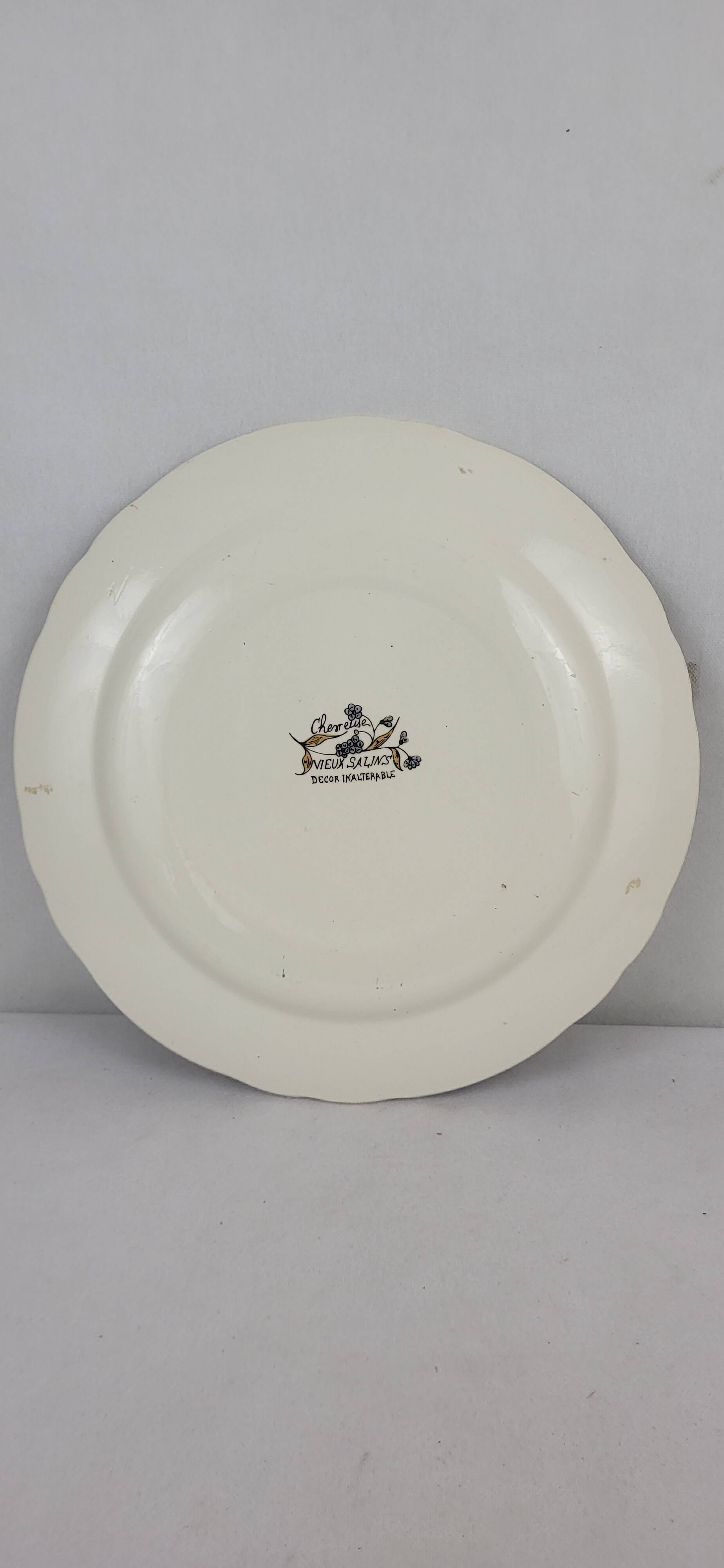 Salins earthenware dish, Chevreuse model