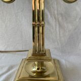 Lucien Gau's gilded bronze water bottle lamp Directoire style, 20th century