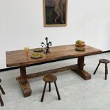 Monastery farm table in oak 1900
