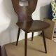 Chaise bistrot Baumann en hêtre années 50