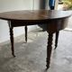 Half-moon table