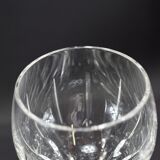 Service of 6 wine glasses and crystal carafe crystal workshop