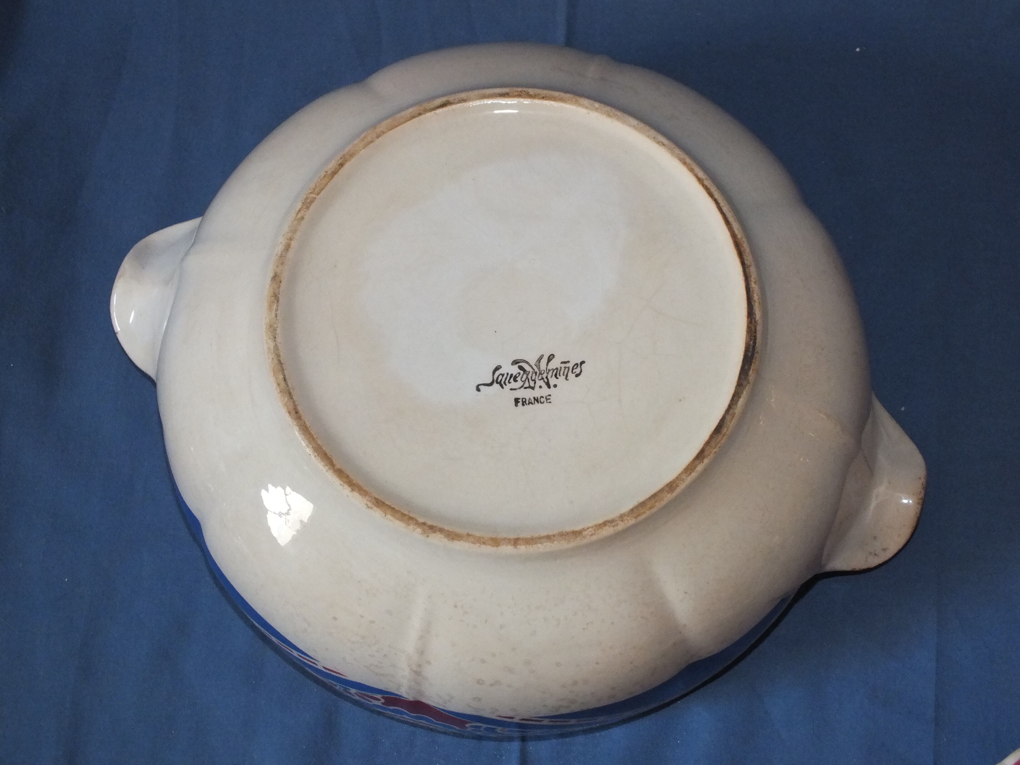 Art Deco soup maker Sarreguemines Tebriz