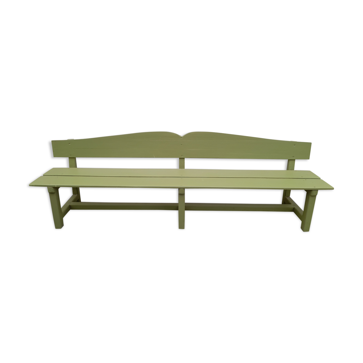 Old vintage school child bench