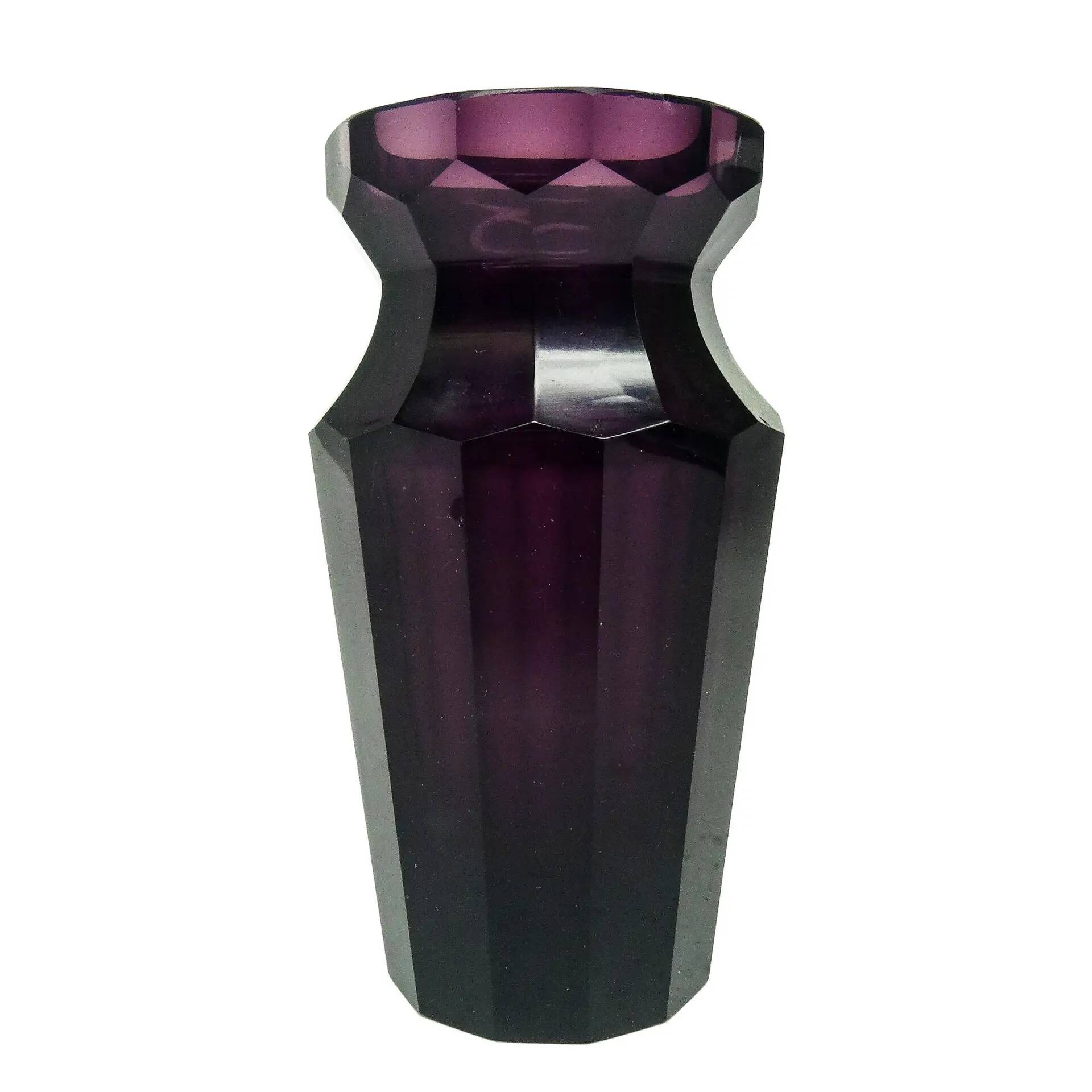 Vase, crystal, Moser, Bohemia, 19th century