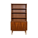 Mid-century teak shelf with pull-out top, 1960s
