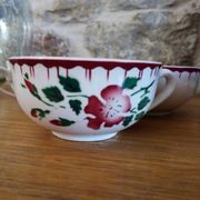 Tasses porcelaines Sarreguemines Epernay