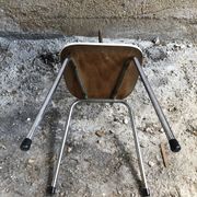 Old chair kitchen formica brown