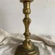 Large antique bronze candle holder 26 cm Louis XV style