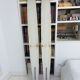 Pair of vintage wooden skis "Reflex"