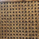 Table low rectangular rattan and caning