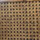 Table low rectangular rattan and caning
