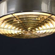 Golden Swedish design hanging lamp - XL - Carl Thore  ***  Sweden 1970 - Stylish lighting