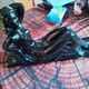Sculpture of a nude woman lying down Art Deco — C. Delaney / St Clément (Black enamel)
