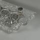 1960s 1970s Wall Lamp Fischer Leuchten Germany Wall Sconce Ice Glass Design