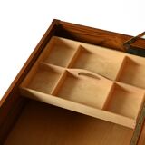 Scandinavian 1950s teak cabinet with compartments