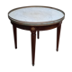 Tablr basse dessu marbre dite "bouillotte"