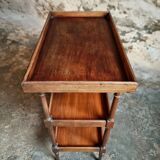 Vintage French shelf in cherry wood, 1920s.