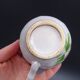 Set of 10 tea cups or coffee Niderviller model Cassandra - Flower decoration