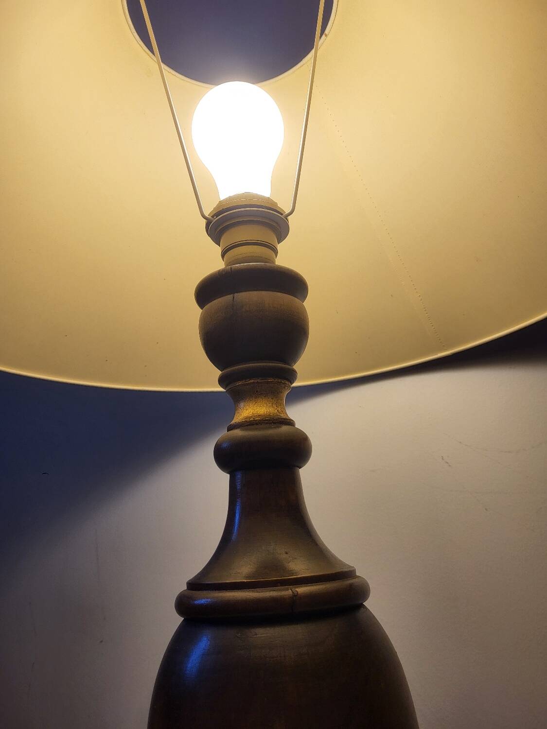 Floor lamp - 90cm - Cream lampshade