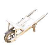 Decorative French Wooden Wheelbarrow