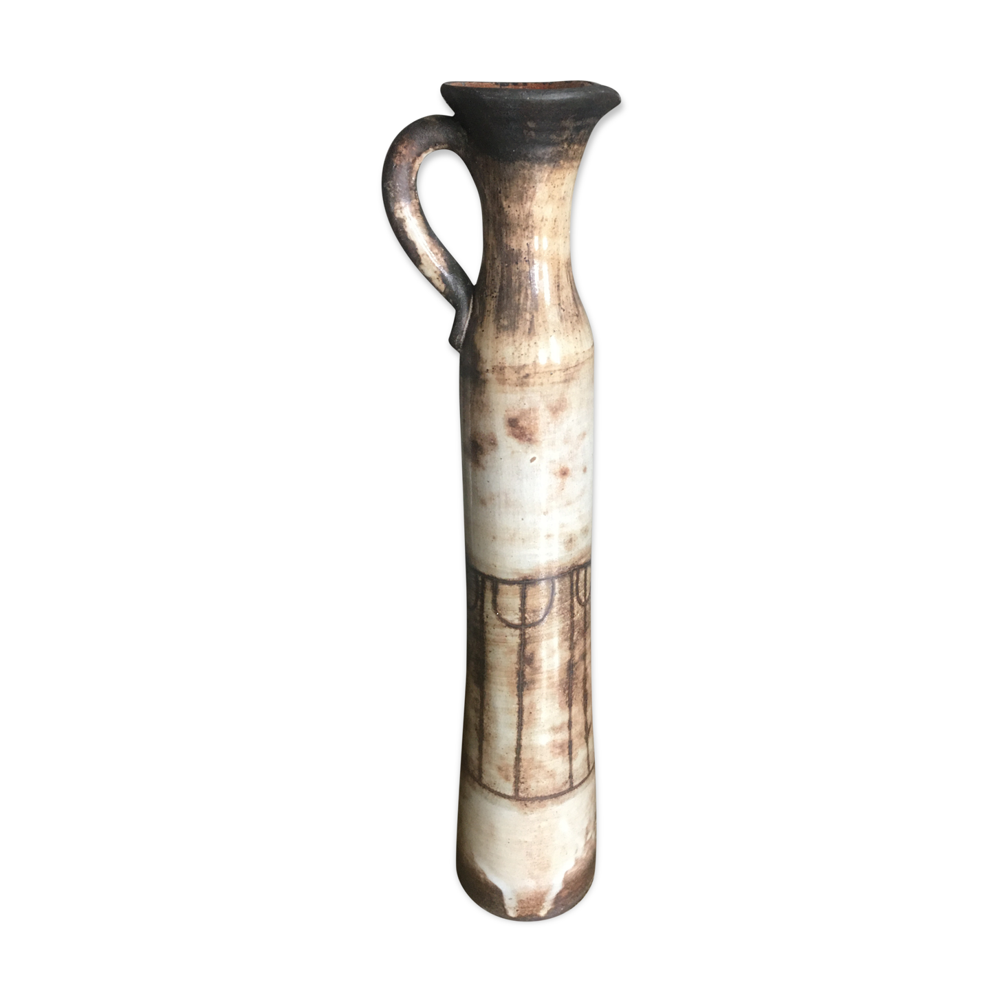 Wooden Jacques ceramic vase