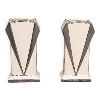 Pair of Art Deco vases