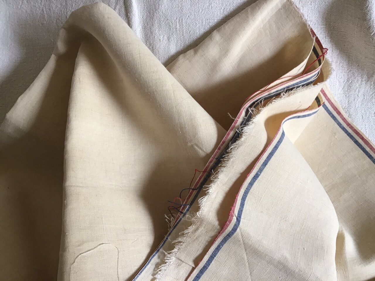 Vintage lining for tablecloth