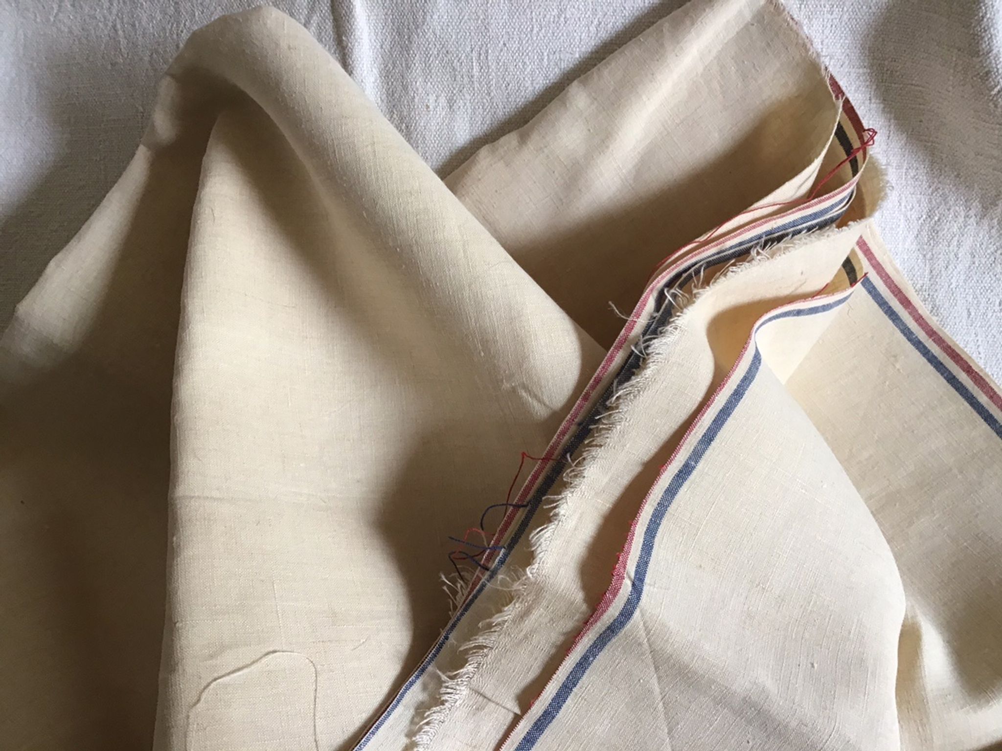 Vintage lining for tablecloth