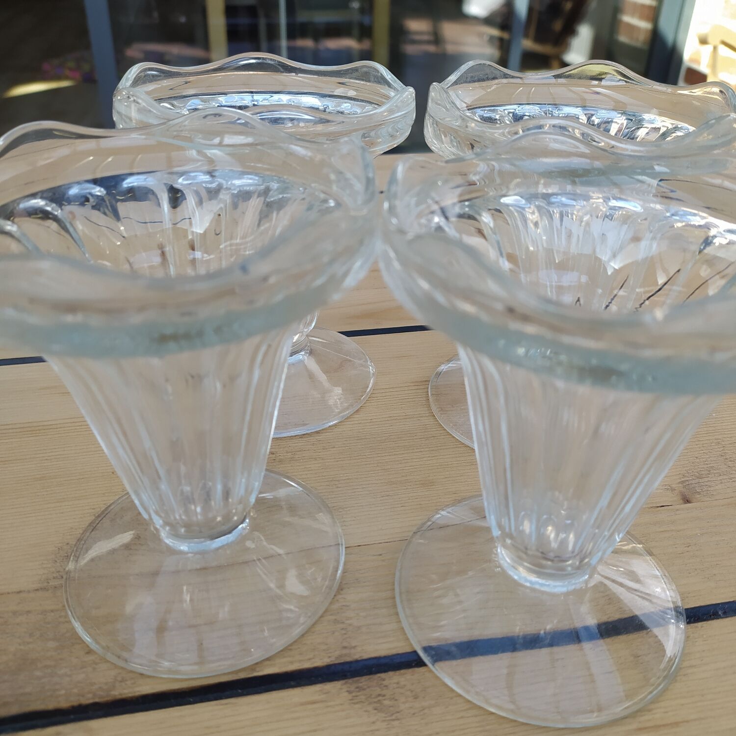 Vintage ice cream cups