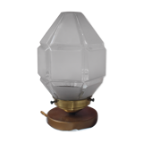 Lamp to lay and its vintage globe