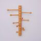 Vintage wooden wall coat holder