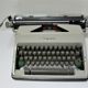 typewriter Olympia metal large cart A3 years 60