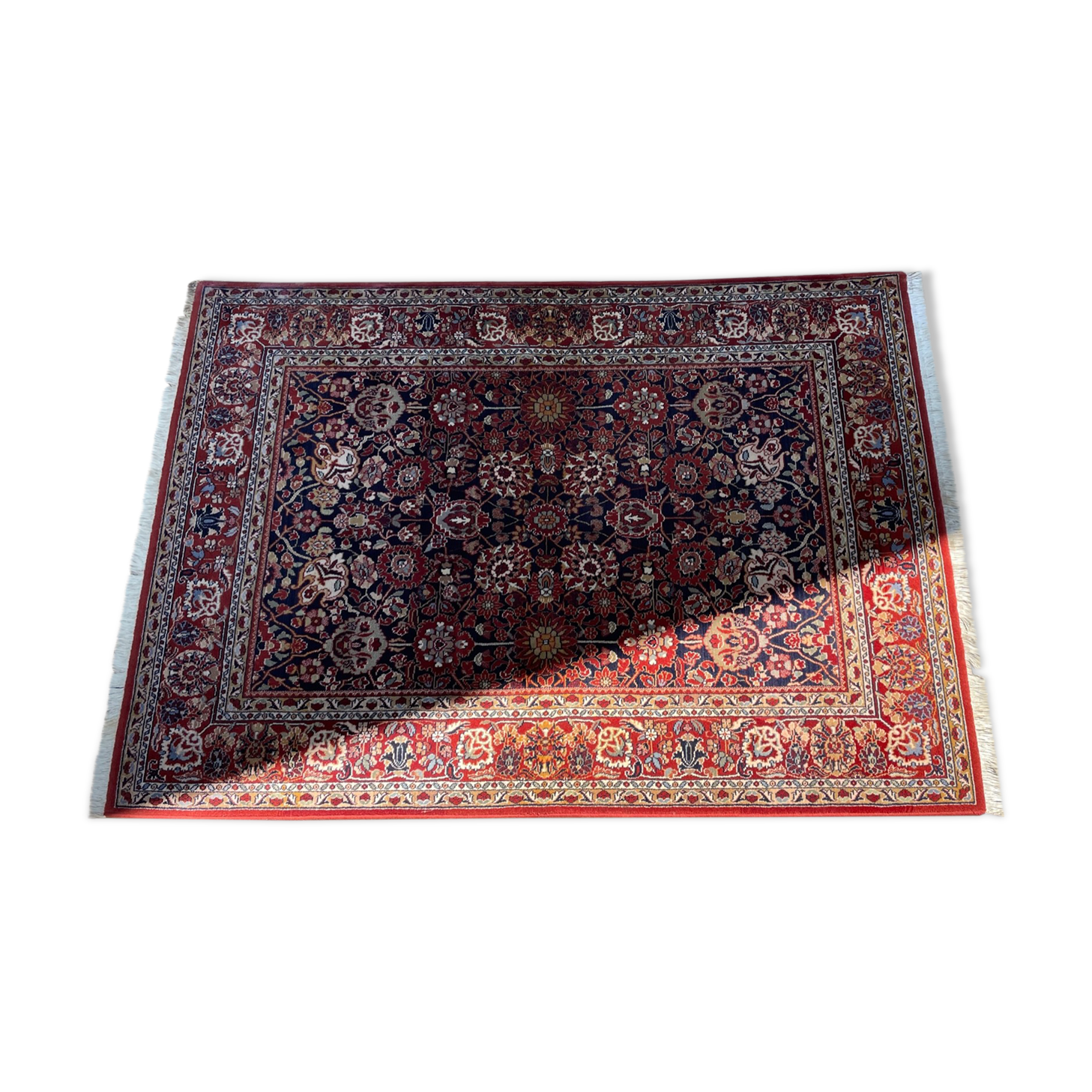 Vintage mechanical carpet art deco inspiration 186x138cm