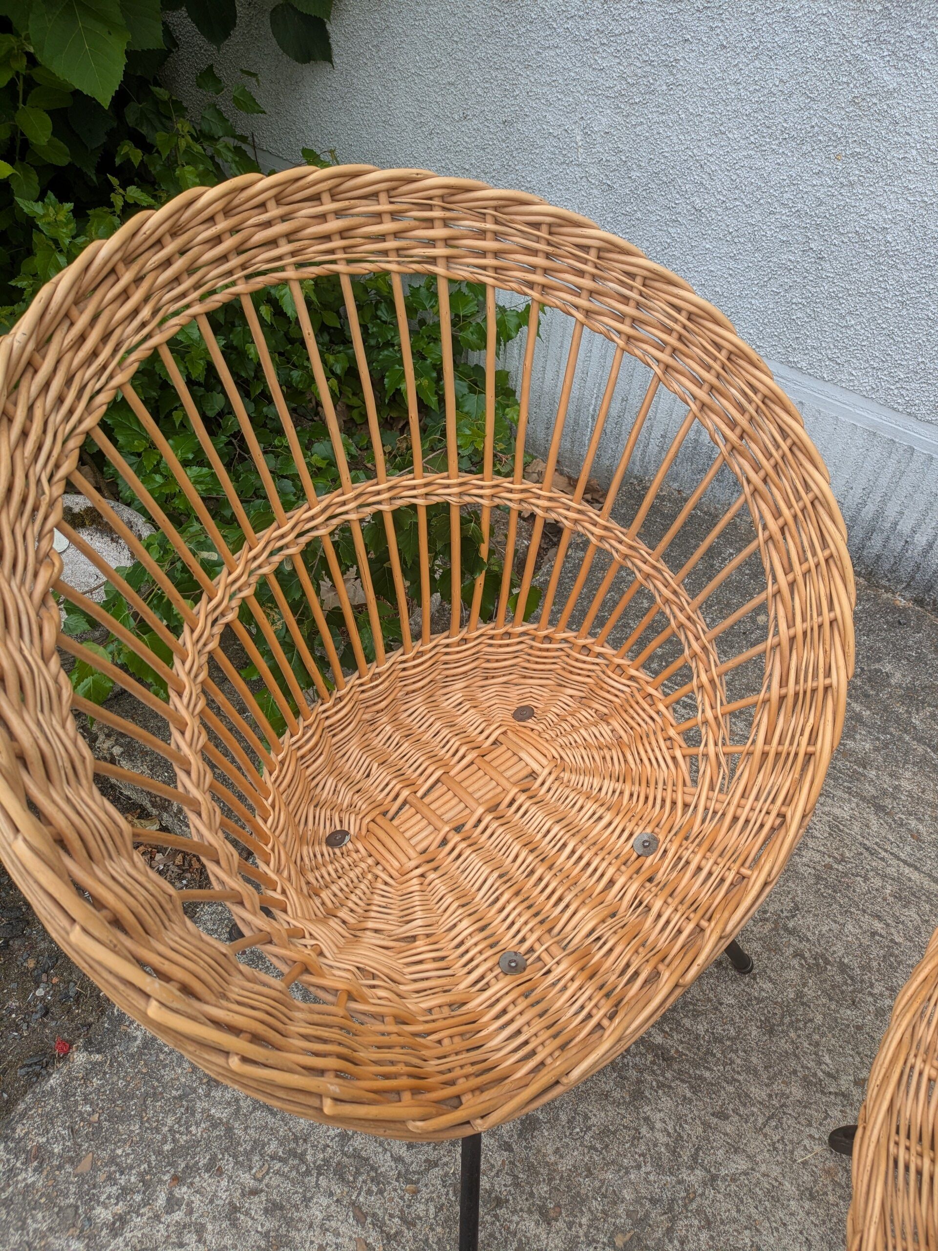 Rattan garden furniture