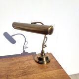 Banker desk lamp brass piano